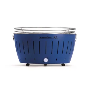 LotusGrill XL — modrý bezkouřový gril na uhlí
