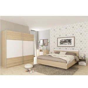 Ložnicový komplet Gabriela NEW 180x200 cm (dub sonoma/bílá)
