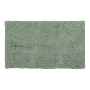Luca: zelená bavlněná koupelnová předložka, 60×100 cm