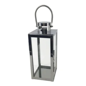 Lucerna URANIO Typ 1 – stříbrná, ocel, 29,6 cm