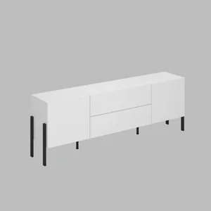 Lucerne TV stolek 2D2S, bílý