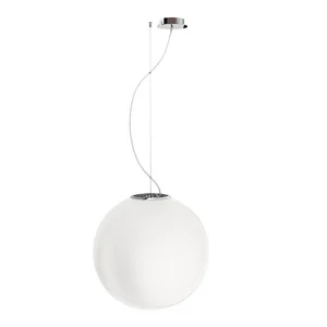 LUNEA 40 závěsné svítidlo s triplex opálovým sklem, E27, 230V, 70W, červená