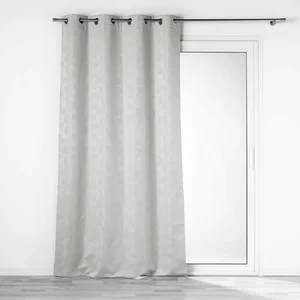 Lunella světle šedý žakárový zatemňovací závěs 140 × 260 cm