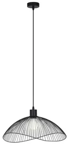 Lustr Iduna ve Stylu Průmyslového Designu - Černý, 1xE27, 60W