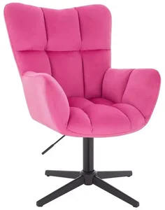 LuxuryForm DESIGN Křeslo Aurora Velur Černá Základna