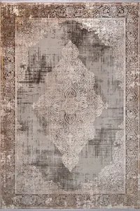 Luxusní akrylový koberec béžový 160×230 cm