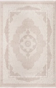 Luxusní koberec béžový 160 × 230 cm