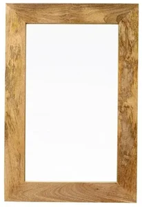Luxusní Mangové Zrcadlo Gita 60x90 - Přírodní Krása Indického Řemesla