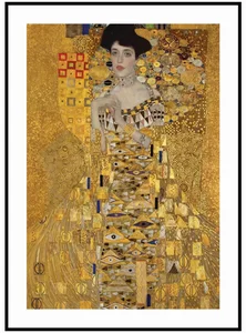 Luxusní Plakát Gustav Klimt - Adele Bloch Bauer, 50x70 cm