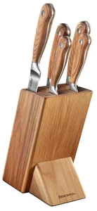 Luxusní sada nožů FEELWOOD s dřevěným blokem
