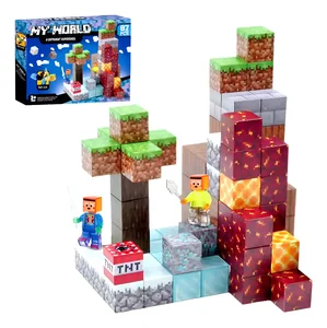 Magnetická stavebnice Minecraft Diamond Lava