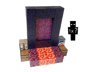 Magnetická stavebnice Minecraft Portál