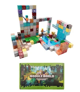 Magnetická stavebnice Minecraft Speciální bloky – 200 dílků