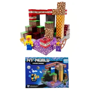 Magnetická stavebnice Minecraft TNT Amethyst Lava