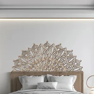 Mandala na zeď Bohatost 90x39 cm Dub Sonoma