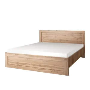 Manželská postel MORATIZ 160x200 dub Wotan