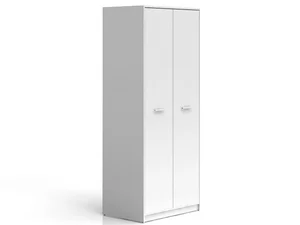 Marionet dvoudvéřová šatní skříň – bílá, pětiletá záruka