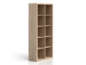 MARIONET regál 5x2 – dub sonoma, 80×185×38,5 cm