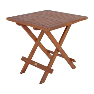 Masivní zahradní stolek z akácie 50×50 cm – Cleveland