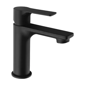 Matně černá stojánková umyvadlová baterie Pax