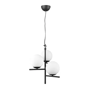 Matně černé závěsné svítidlo Pure – Trio, ø40 cm