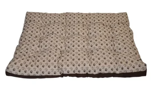 Matrace pro psy 120x80 cm – voděodolná, tlapka béžová