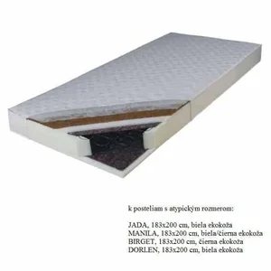 Matrace Tempo Kondela 183x200 cm – pružinová, kokosová deska, medium ATYP