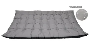 Matrace zahradní MAXI 180×115 cm, šedá, voděodolná