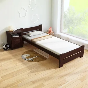 Maxi postel z masivu Union 90x200 cm s matrací Relax