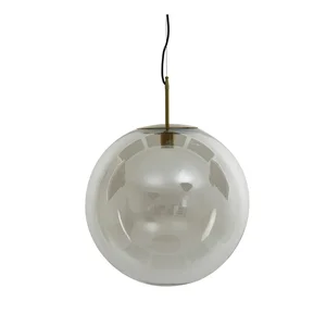 Medina bronzové závěsné svítidlo se skleněným stínidlem Ø48 cm