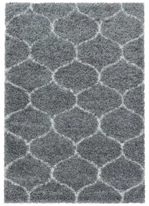 Měkký Shaggy koberec Salsa ve světle šedé barvě - 160 x 230 cm