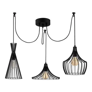 Mezopotamya – černé závěsné svítidlo