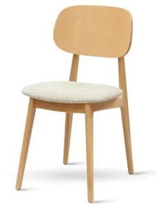 MIKO Bunny – jídelní židle z bukového masivu s látkou