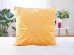 Mikroplyšový povlak na polštář 45x45 cm - Golden