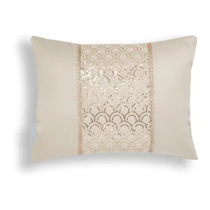 Mikrosaténový polštář Deco Sequin 30 × 40 cm