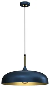Milagro Lincoln Lustr na lanku 45 cm modrý