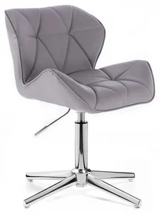 Milano Židle s Elegantním Designem na Stříbrném Kříži