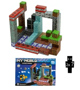 Minecraft XL Diamond TNT Redstone - Magnetická stavebnice