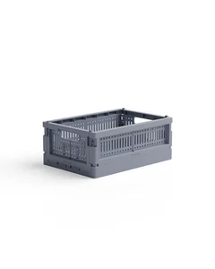 Mini Made Crate – modrošedá skládací přepravka