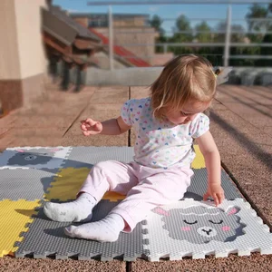 Minideckfloor Podlaha 9 Dílů Lama a Beránek