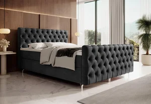 Moderní čalouněná postel 180x200 ADRIA PLUS s úložným prostorem