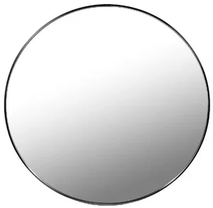 Moderní černé zrcadlo 60 cm