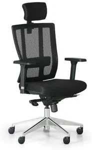 Moderní ergonomická kancelářská židle METRIM černá