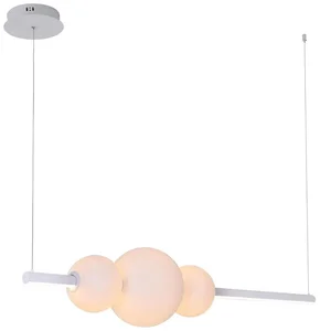 Moderní LED Lustr Azzardo Sandra 48W - Stmívatelný, Bílý Design