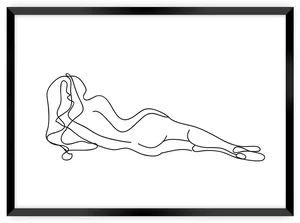 Moderní plakát Figure Line III