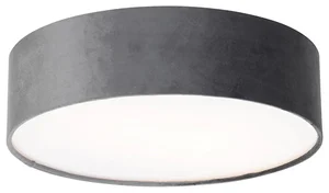 Moderní šedé stropní svítidlo s zlatým detailem 40 cm