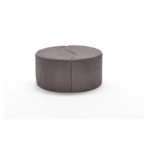 Moderní šedý taburet Alis