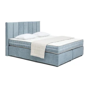 Modrá boxspring postel Olia Bold Line 160×200 cm – Bonami Selection