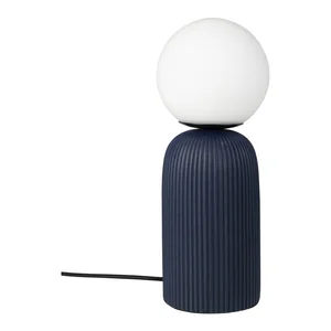 Modrá keramická stolní lampa Dash (Zuiver)