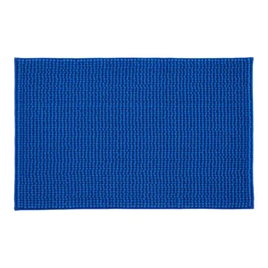 Modrá koupelnová předložka Bobble 50×80 cm